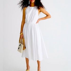J Crew Lined Cotton Poplin Grecian Goddess Dress- NWT size 8
